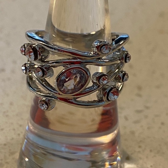stunning sterling silver over copper ring with zicron Stones a… - Picture 5 of 15